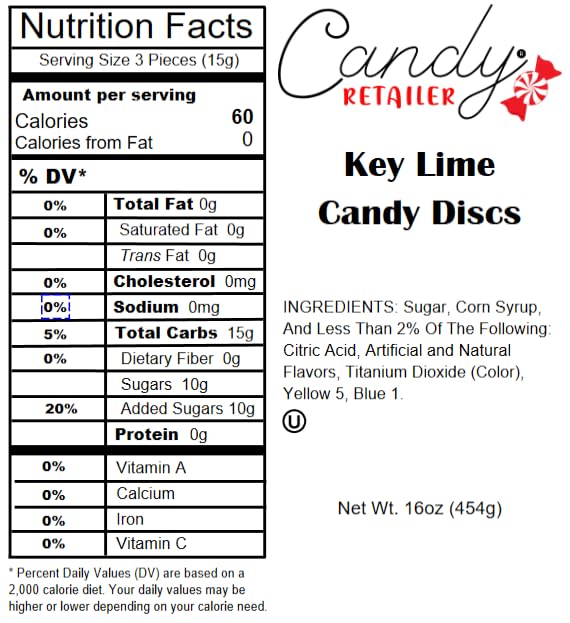 Sunrise Key Lime Disks 1lb