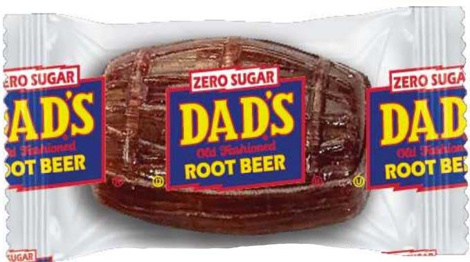 Dads Root Beer Barrels Zero Sugar 1lb