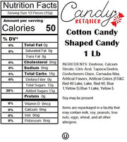 Concord Cotton Candy Coated Candy 1lb