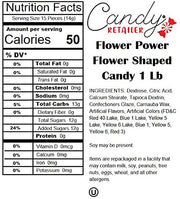 Concord Flower Power Coated Candy 1lb