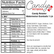 Dubble Bubble 1 Inch Gumballs Watermelon 1 lb