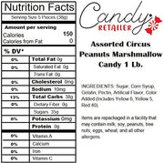 Spangler Assorted Circus Peanuts 1lb