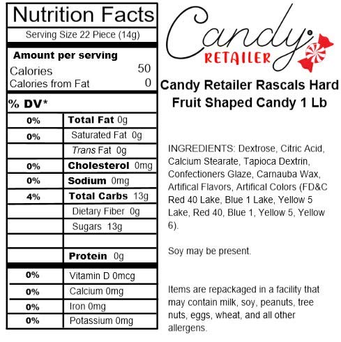 Concord Rascals Candy 1lb