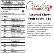 Sunrise Assorted Fruit Sours 1lb