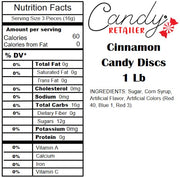 Sunrise Cinnamon Discs 1lb