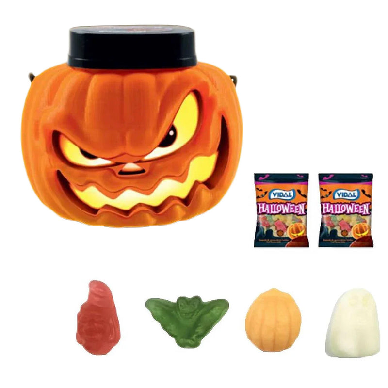 Vidal Gummi Pumpkin Heads 10.6oz Bag