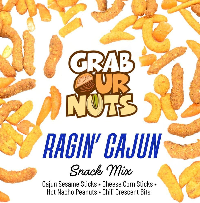 Grab Our Nuts Snack Mix Ragin Cajun 32oz Jar