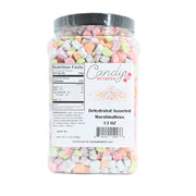 Candy Retailer Dehydrated Assorted Marshmallows 13oz Jar