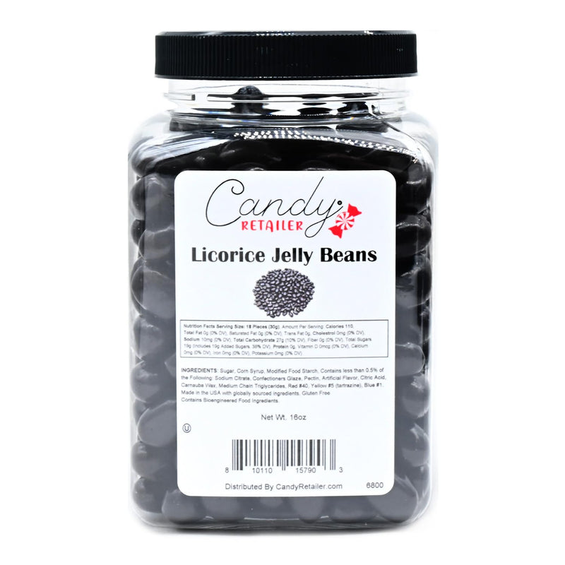 Candy Retailer Jelly Beans Licorice 1 Lb