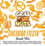 Grab Our Nuts Snack Mix Cheddar Fiesta 26oz Jar