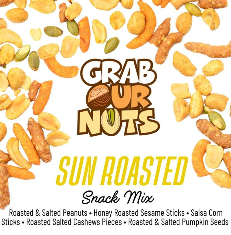 Grab Our Nuts Snack Mix Sun Roasted 36oz Jar
