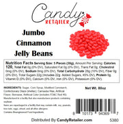 Candy Retailer Jumbo Jelly Beans Cinnamon 5 Lb