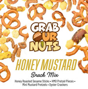 Grab Our Nuts Snack Mix Honey Mustard 28oz Jar