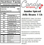 Candy Retailer Jumbo Jelly Beans Spiced 1 Lb
