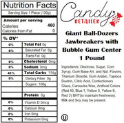 Concord Giant Balldozers with Gum Center Jawbreakers 1lb