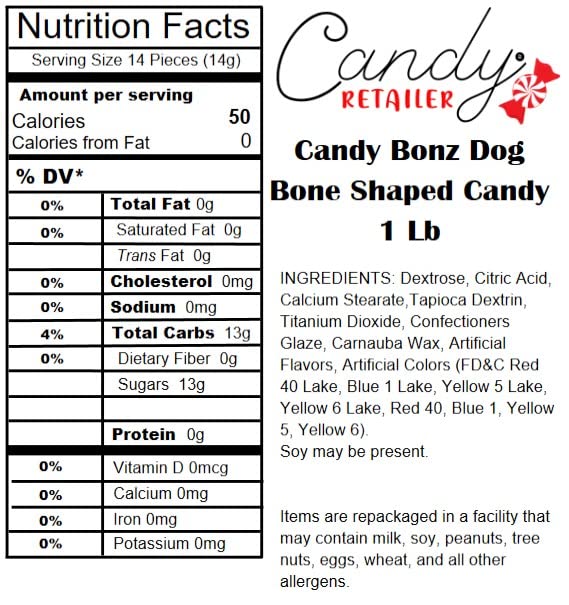 Concord Bonz Coated Candy 1lb