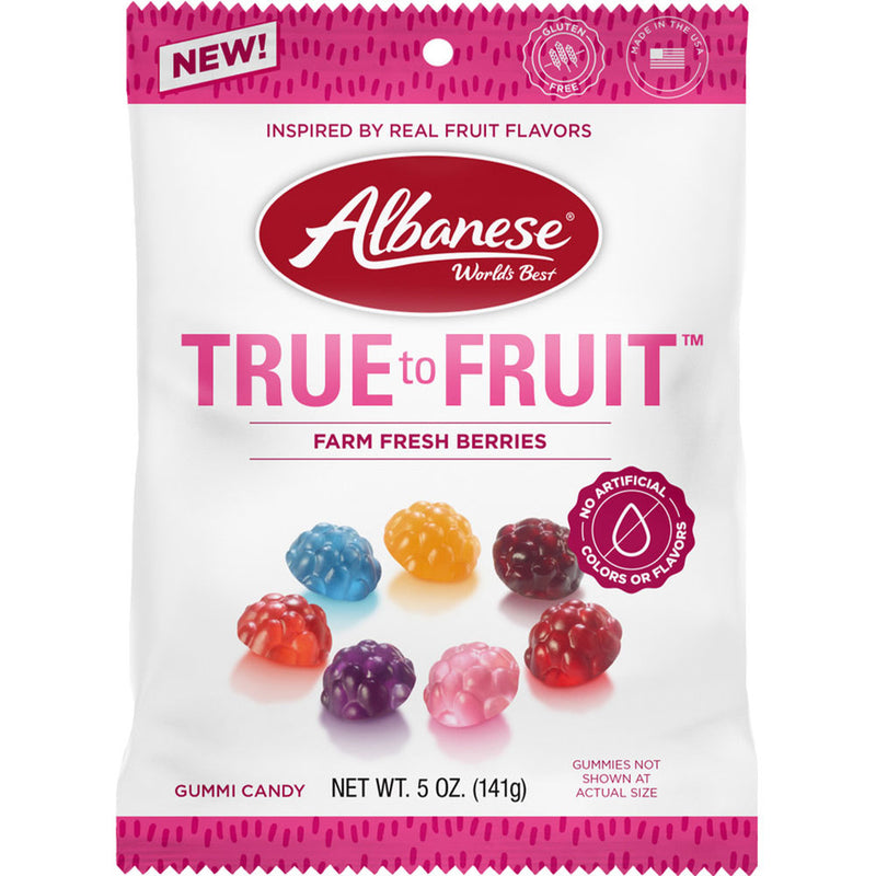Albanese True To Fruit Farm Fresh Berries 5oz Bag