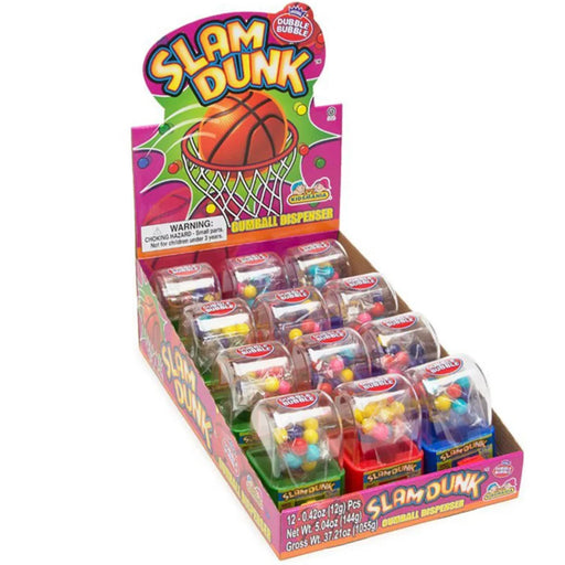Kidsmania Slam Dunk Gumball Dispenser 12ct Box