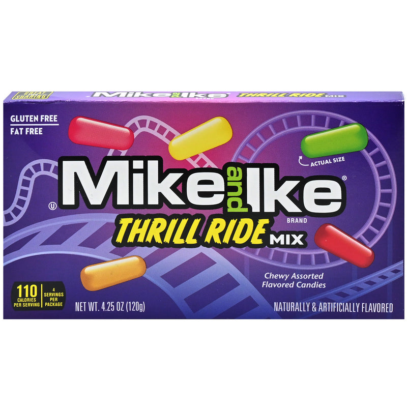 Mike and Ike Thrill Ride 4.25oz Theater Box