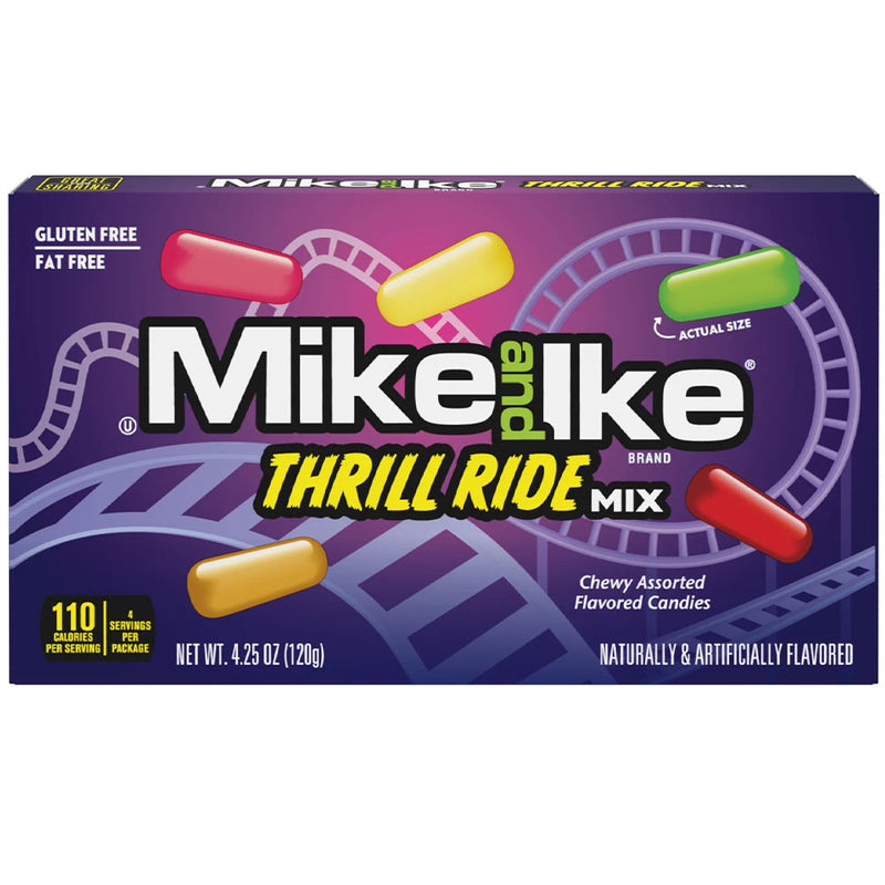 Mike and Ike Thrill Ride 4.25oz Theater Box