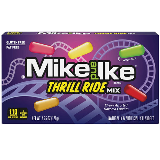 Mike and Ike Thrill Ride 4.25oz Theater Box