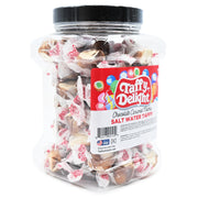 Taffy Delight Chocolate Caramel Mocha Salt Water Taffy 16oz Jar