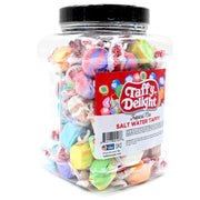 Taffy Delight Tropical Mix Salt Water Taffy 16oz Jar