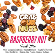 Grab Our Nuts Trail Mix Raspberry Nut 40oz Jar