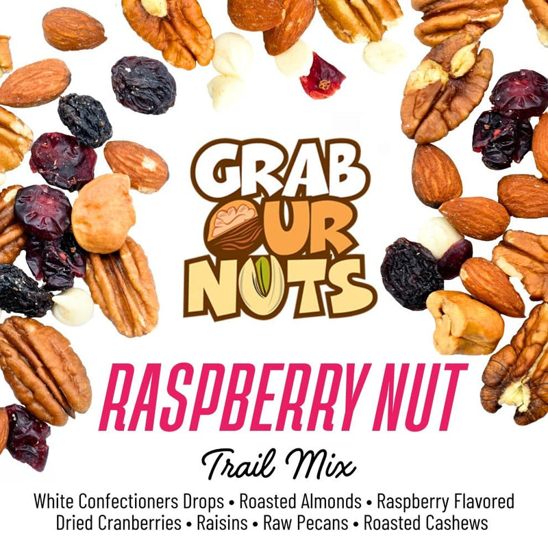 Grab Our Nuts Trail Mix Raspberry Nut 40oz Jar