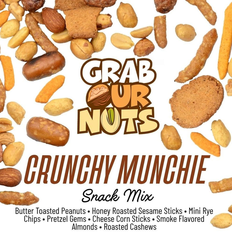Grab Our Nuts Snack Mix Crunchy Munchie 36oz Jar