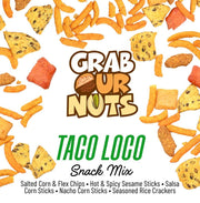 Grab Our Nuts Snack Mix Taco Loco 28oz Jar