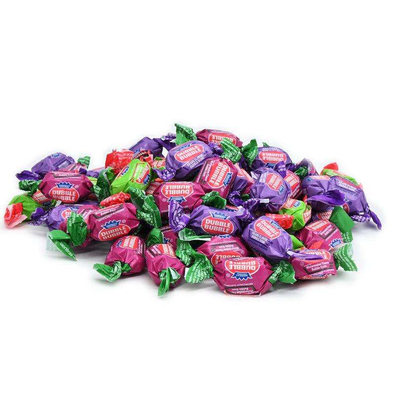 Dubble Bubble Twist Wrapped Gum 3 Flavor 1lb