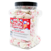 Taffy Delight Frosted Cupcake Salt Water Taffy 16oz Jar