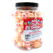 Taffy Delight Orange Cream Salt Water Taffy 16oz Jar
