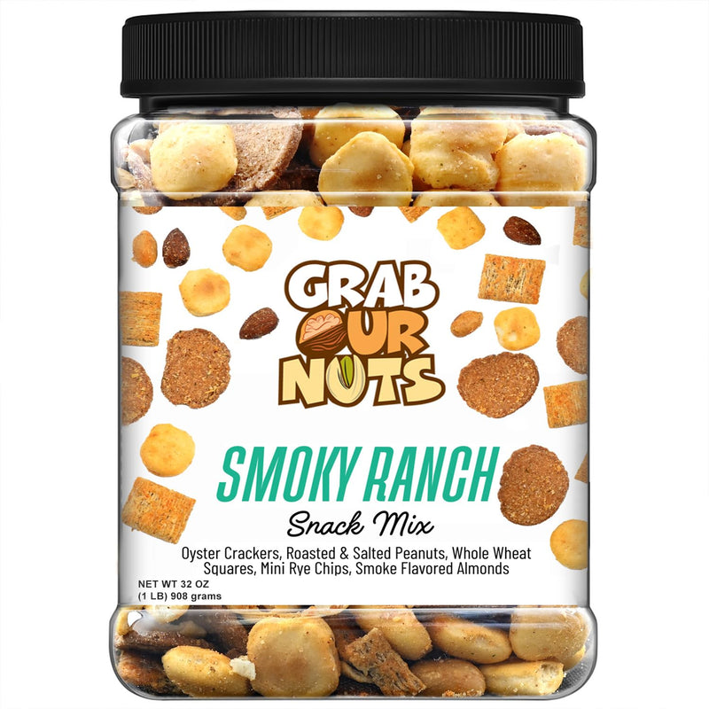 Grab Our Nuts Snack Mix Smoky Ranch 32oz Jar
