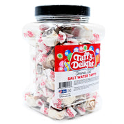 Taffy Delight Cinnamon Roll Salt Water Taffy 16oz Jar