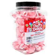 Taffy Delight Strawberry Salt Water Taffy 16oz Jar