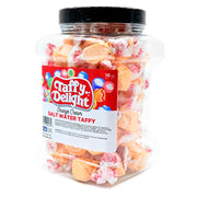 Taffy Delight Orange Cream Salt Water Taffy 16oz Jar