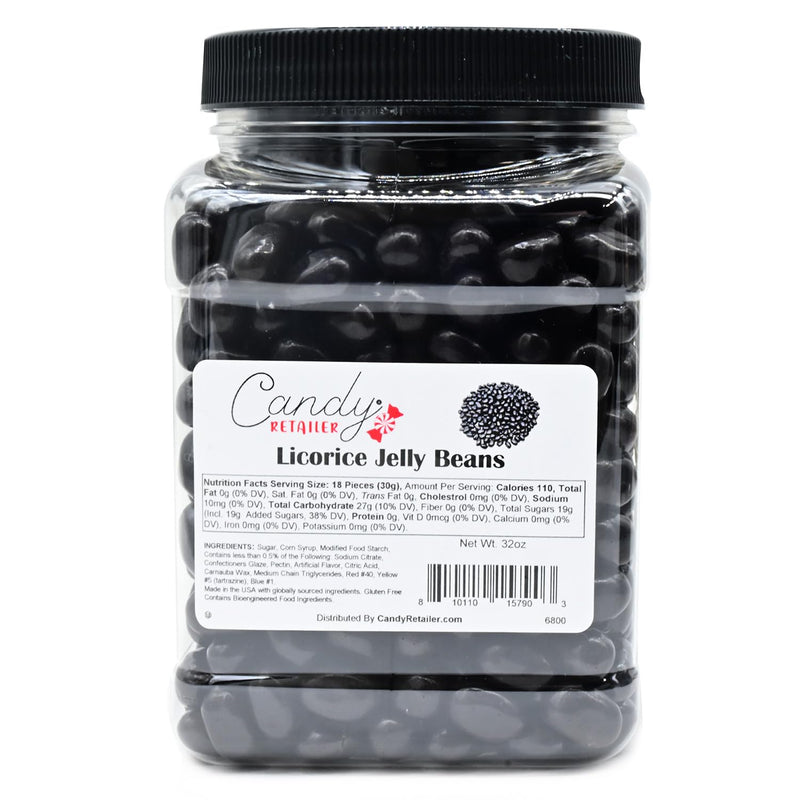 Candy Retailer Jelly Beans Licorice 2 Lb