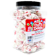 Taffy Delight Red Velvet Cake Salt Water Taffy 16oz Jar