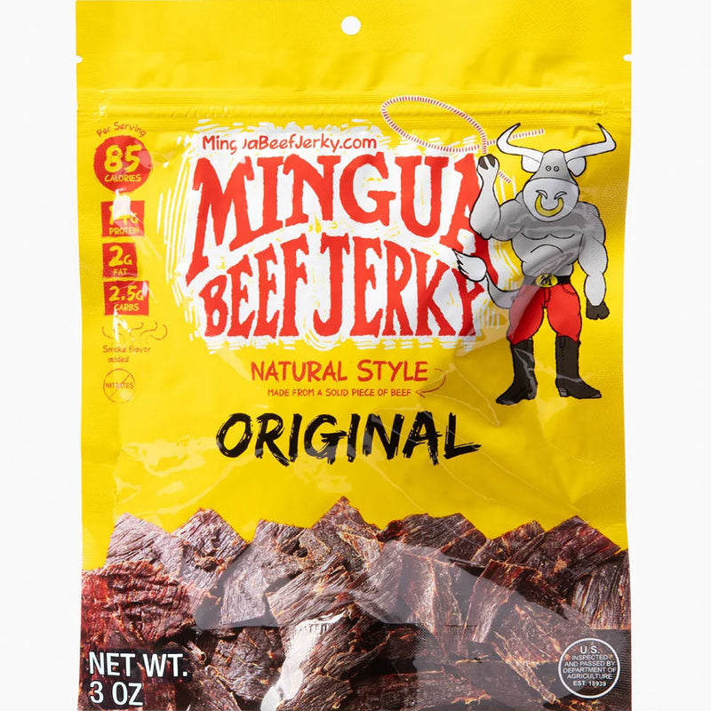 Mingua Mild Jerky 3oz Bag