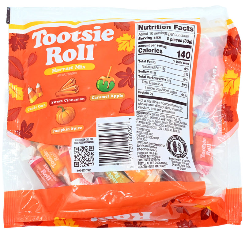 Tootsie Roll Halloween Harvest Chews 11.5oz Bag