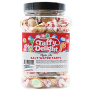 Taffy Delight Apple Pie Salt Water Taffy 16oz Jar