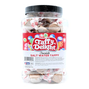 Taffy Delight Chocolate Salt Water Taffy 16oz Jar