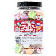 Taffy Delight Tropical Mix Salt Water Taffy 16oz Jar
