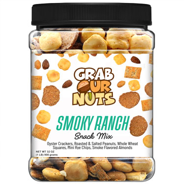 Grab Our Nuts Snack Mix Smoky Ranch 32oz Jar