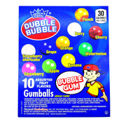 Dubble Bubble 1 Inch Assorted 10 Flavor Gumballs 1 lb
