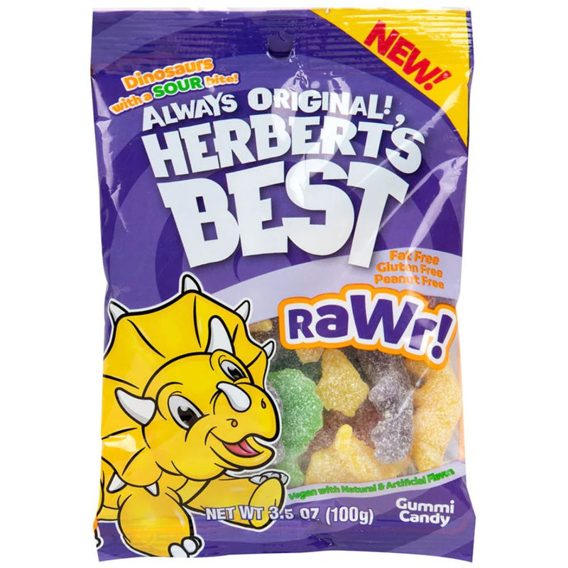 Herberts Best RAWR! Gummy Candy 3.5oz Bag