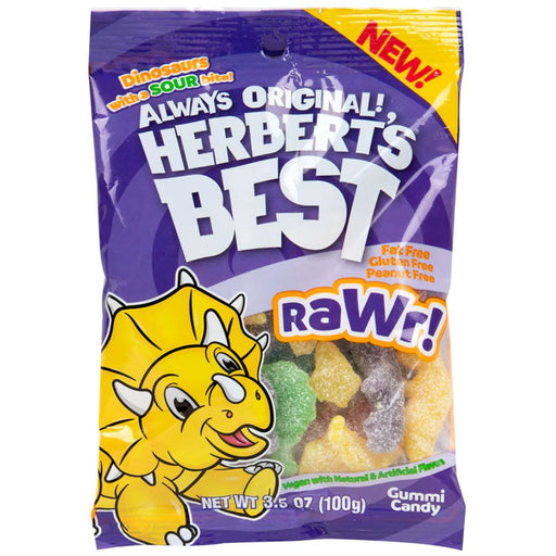 Herberts Best RAWR! Gummy Candy 3.5oz Bag