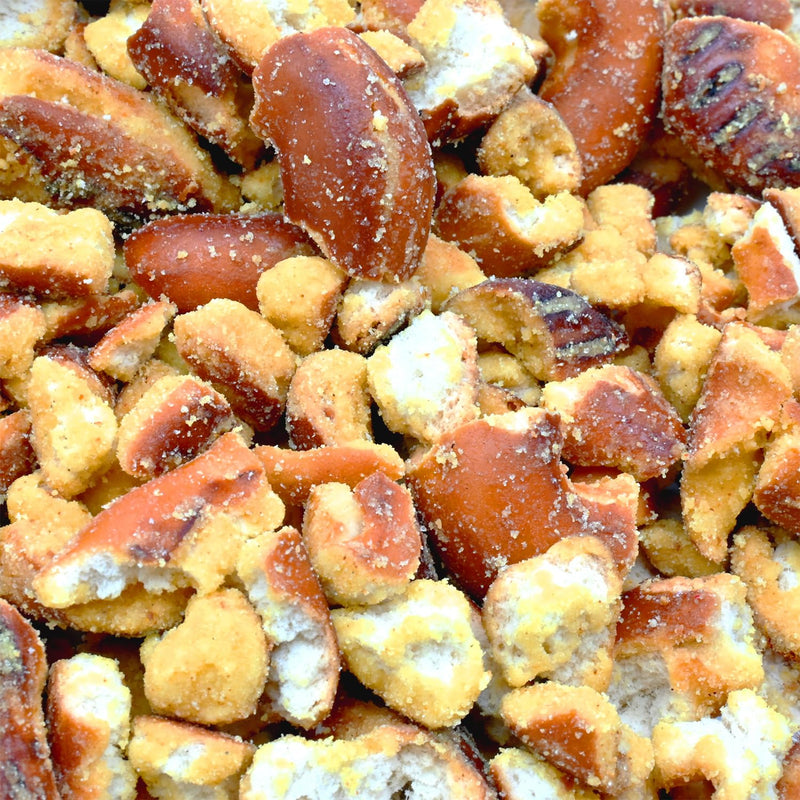 Candy Retailer Honey Mustard Pretzel Pieces 1 Lb Jar